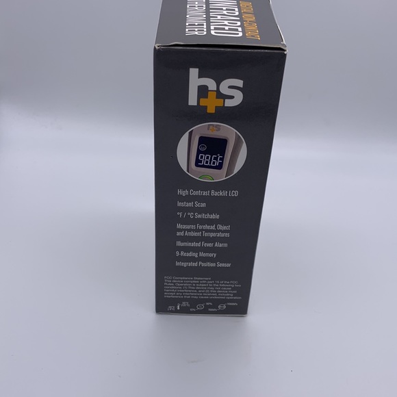 HealthSmart Non-Contact Instant Read Infrared Forehead Thermometer - Picture 4 of 9